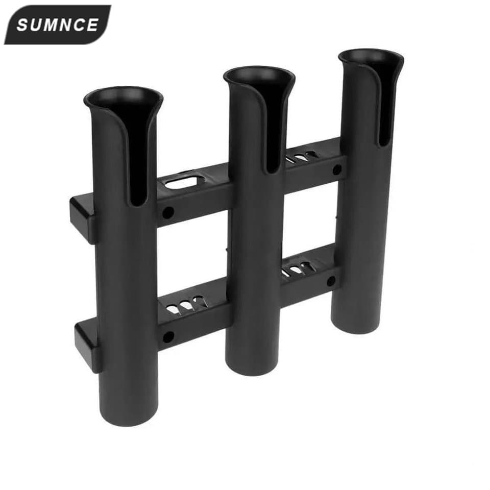 Cross-border spot plastic fishing rod holder, three-tube fishing rod holder, boat bracket