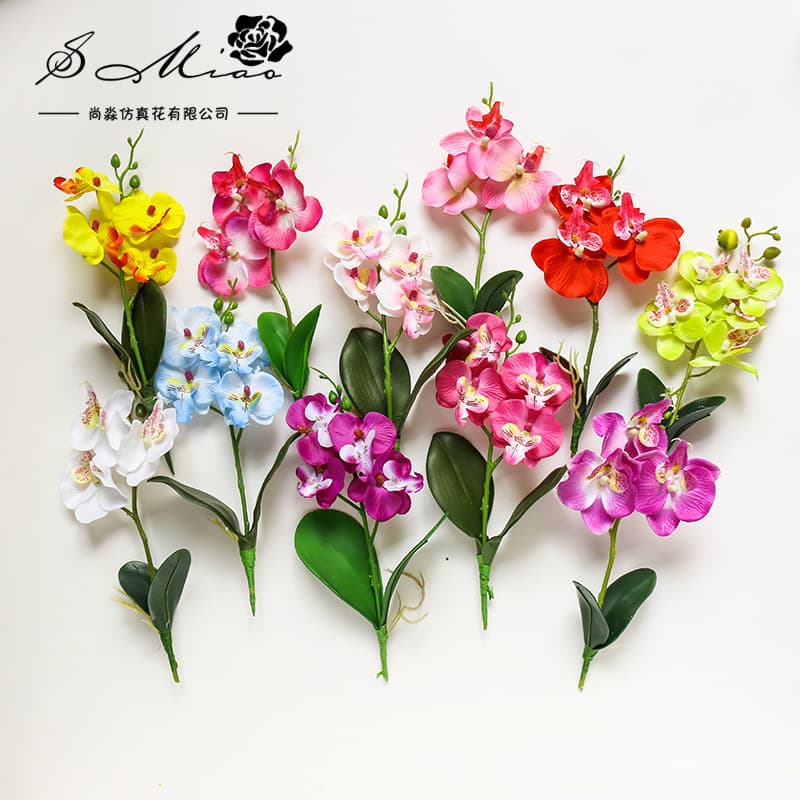 Miniature DIY Plant Accessories Butterfly Orchid Simulation Flowers Faux Greenery Decorative Flower Arrangement Supplies