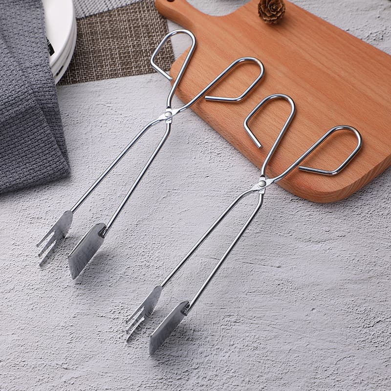 Factory Wholesale No. 26 Food Tongs, BBQ Tongs, Charcoal Tongs, Bread Tongs, Cake Tongs, Two-dollar General Merchandise Wholesale