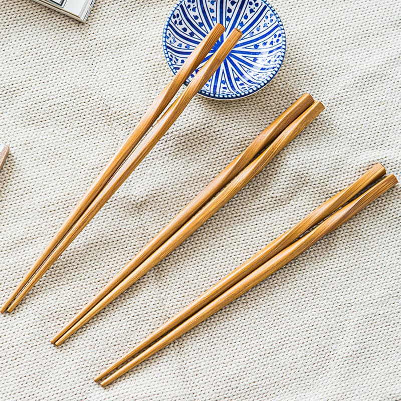 Bamboo twisted chopsticks, household bamboo chopsticks, light luxury Japanese style chopsticks, hotel specialty chopsticks, children's chopsticks, eco-friendly creative tableware