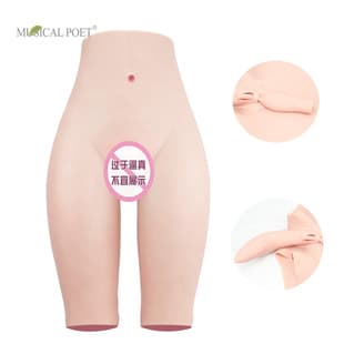 CD Crossdresser 5-inch Butt Lifting Hip Enlargement Silicone Fake Vagina Panties Fake Skin Male to Female Dropshipping