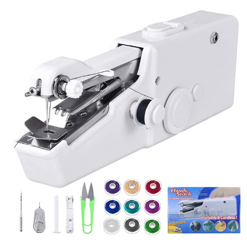 Cross-Border Handheld Portable Electric Sewing Machine, Home Mini Sewing Machine, HandyStitch101 Electric Model