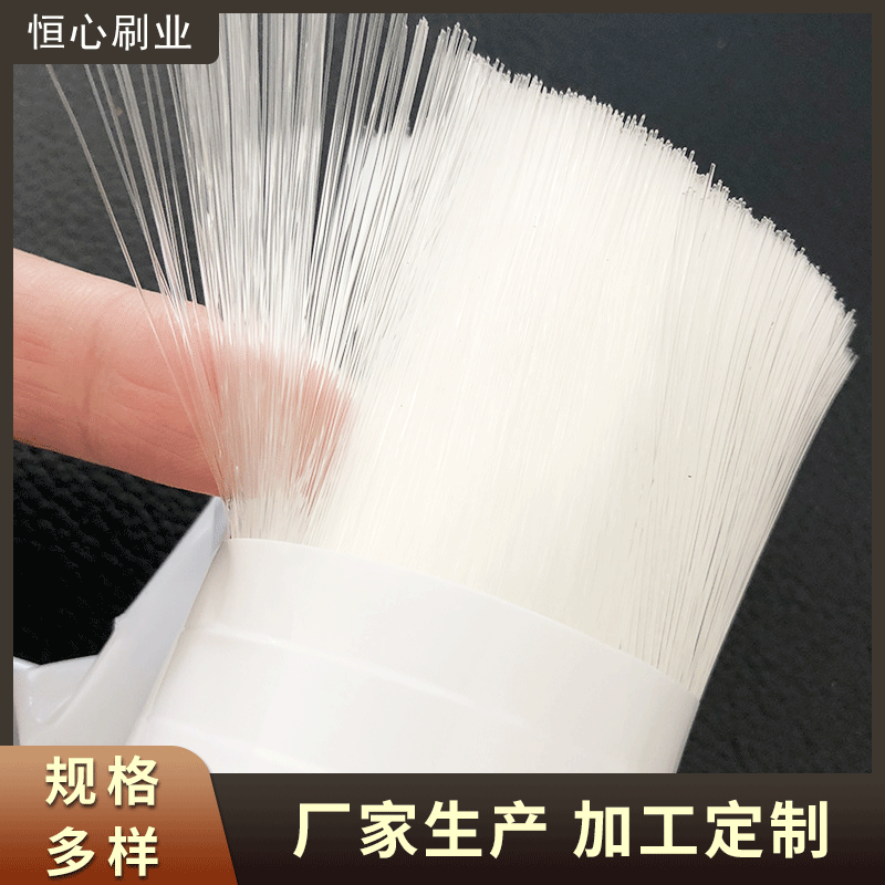 In-stock supply of transparent nylon brush filaments, new material PA6, 66, 610, 612