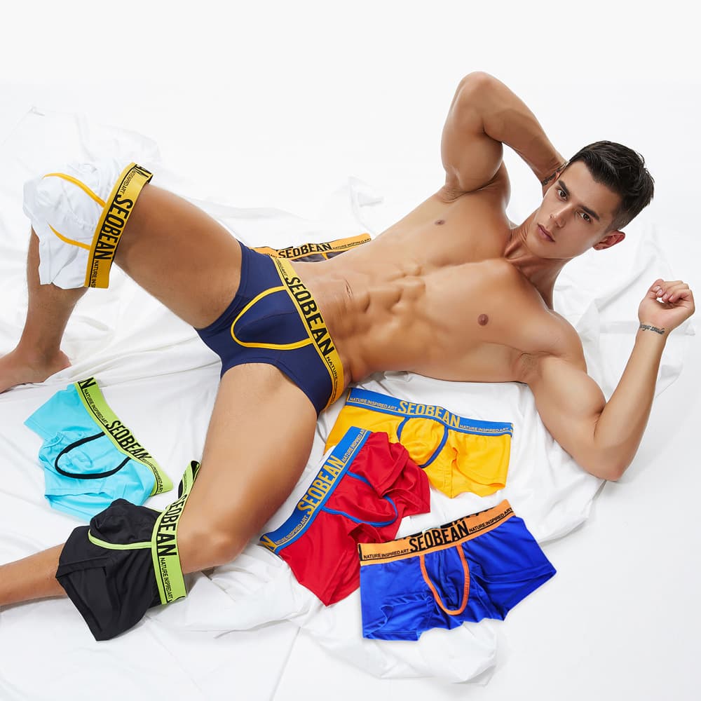 Men's Underwear Manufacturers Custom Processing Men's Underwear Candy Color Men's Underwear Men's Underwear Manufacturers