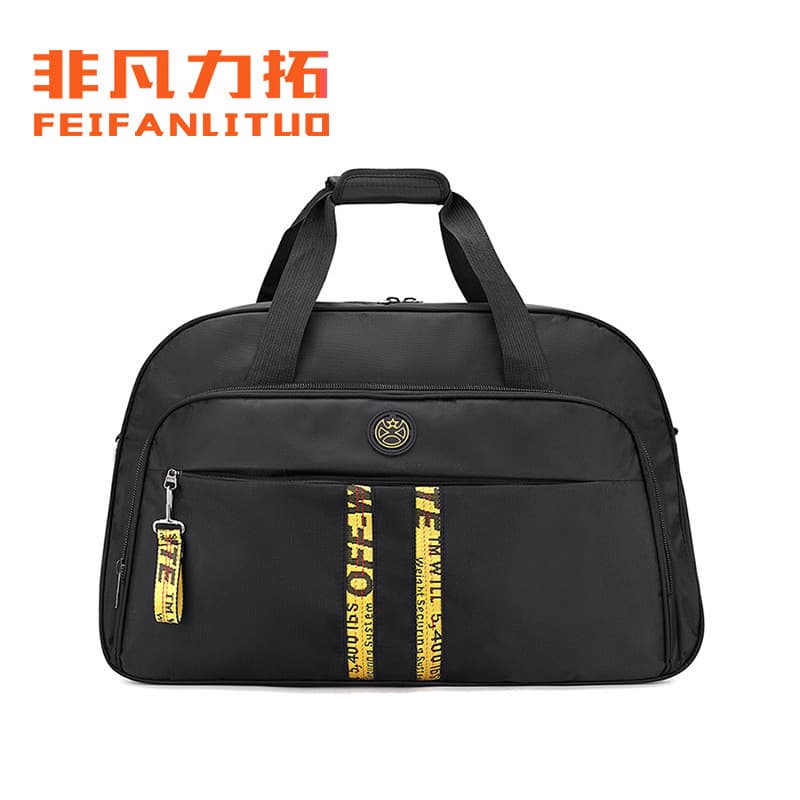 Cross-border source travel bag, large capacity nylon handbag, sports yoga luggage bag, travel bag, gym bag