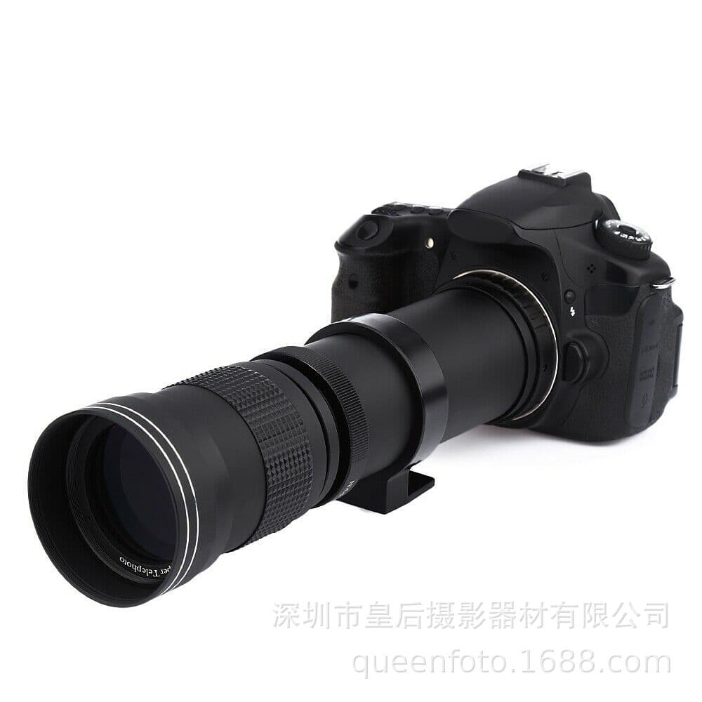 420-800mm Super Telephoto Zoom Lens for Canon/Nikon/Sony E Mount, Universal for DSLR