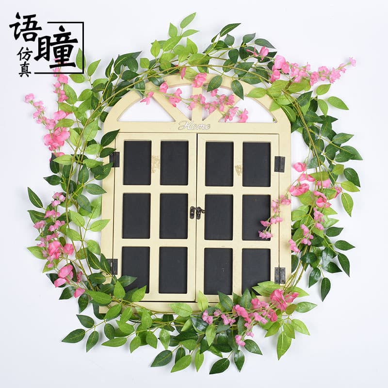 Artificial Wisteria Vine Flower Garland Realistic Fake Flower Decor for Home Wedding Hanging Silk Vine