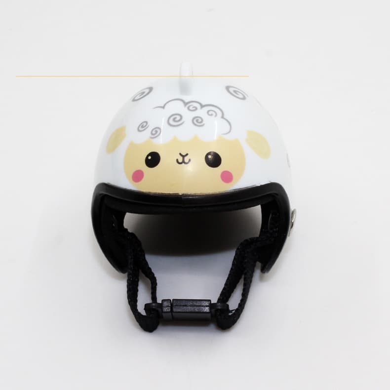 12 zodiac helmet broken wind duck helmet keychain pendant propeller bamboo dragonfly crafts daisy pendant helmet