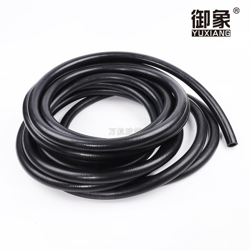 12MM Smooth Braided Oil-Resistant Rubber Hose NBR Automotive Fuel Line Braided Layer High-Pressure Fuel Flexible Hose