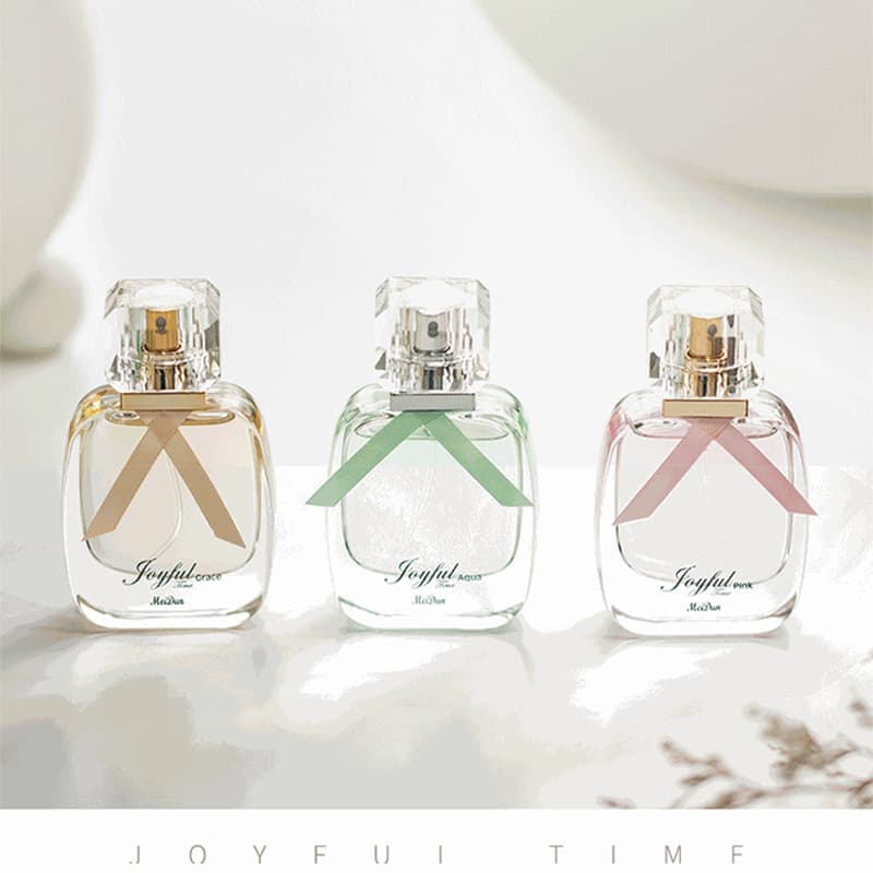 Medun Huanqin Watery Pink Perfume, Light Fragrance, Fresh Natural Floral Scent, Long-Lasting, for Men, Women, Girls, and Students