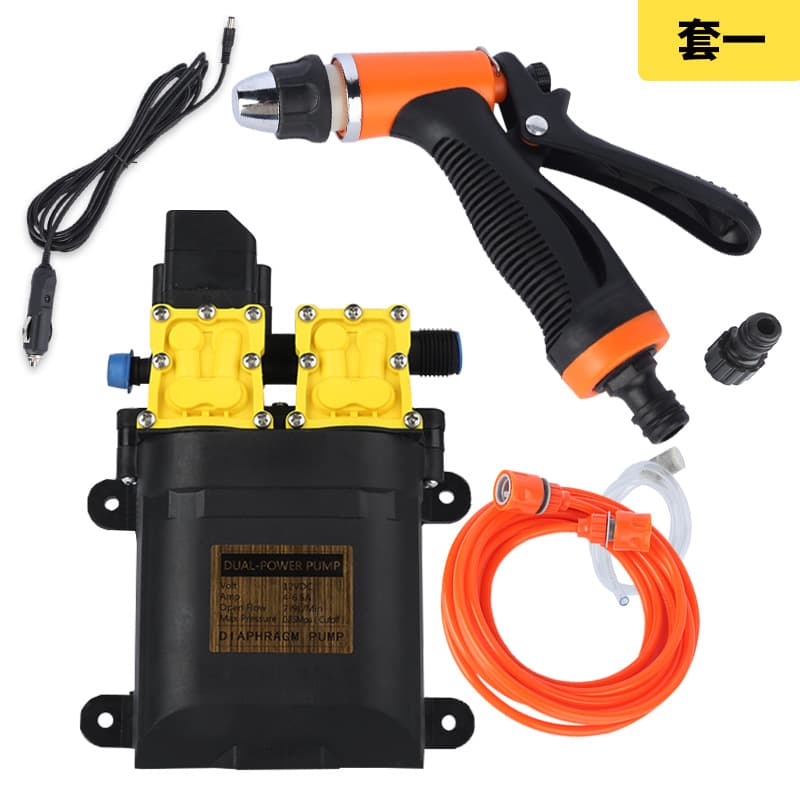 Support Customized High-Power Diaphragm Pump Car Car Wash High-Pressure Water Outlet Electric 12V Car Wash Car Wash Water Pump