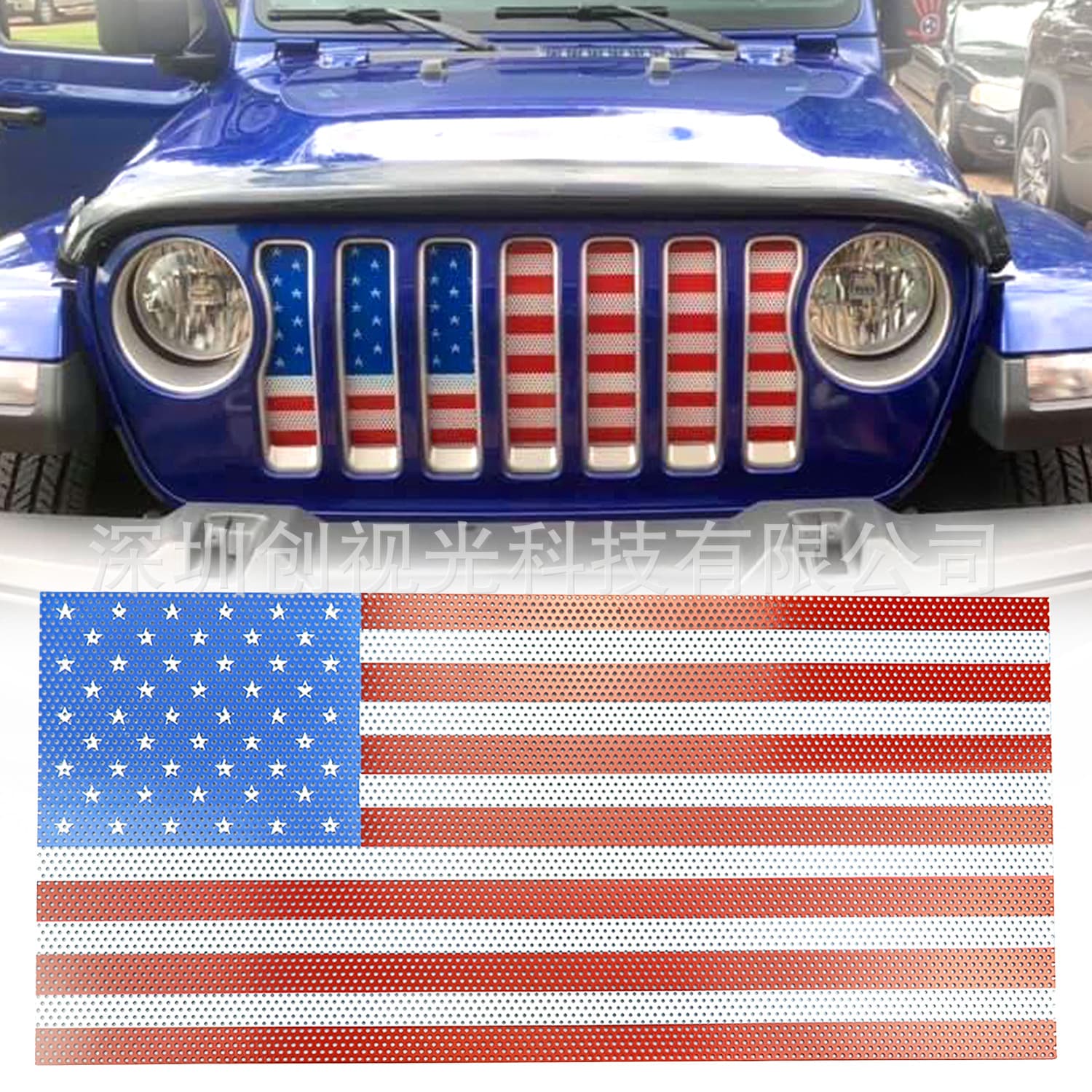Front Grille Modification Exterior Accessories for Jeep Wrangler JL JLU JT 2018-2023