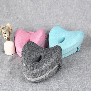 Factory Direct Pillow Heart-Shaped Memory Foam Leg Pillow Body Pillow for Pregnant Women Heart-Shaped Knee Support