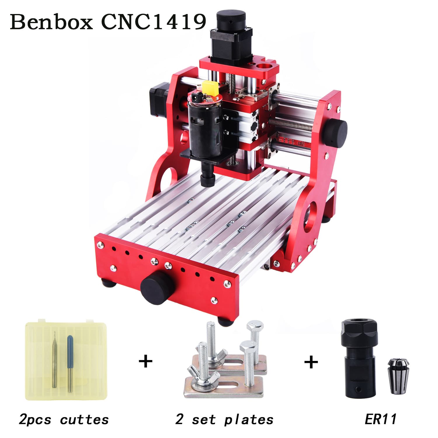Benbox CNC1419 All-Metal Small Desktop Engraving Machine for Copper Aluminum Metal Engraving CNC Router