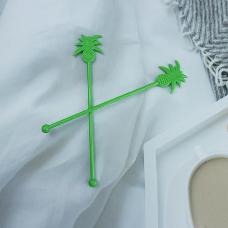 Manufacturer-Made PS Plastic Creative Palm Tree Stir Sticks, Coffee/Juice Cocktail Stirrers