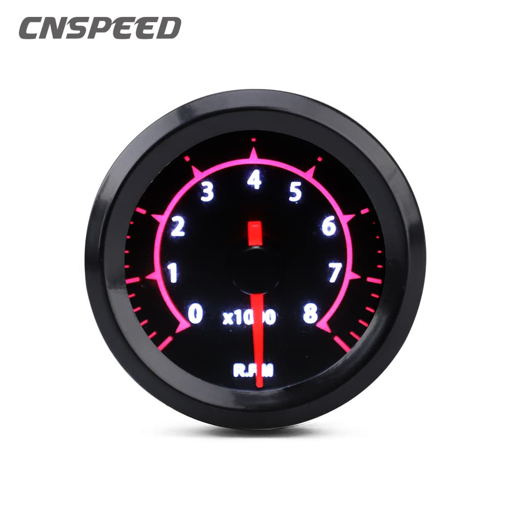 Factory direct supply car modification tachometer 52MM pointer stepper motor, universal for yachts, ships, and racing cars