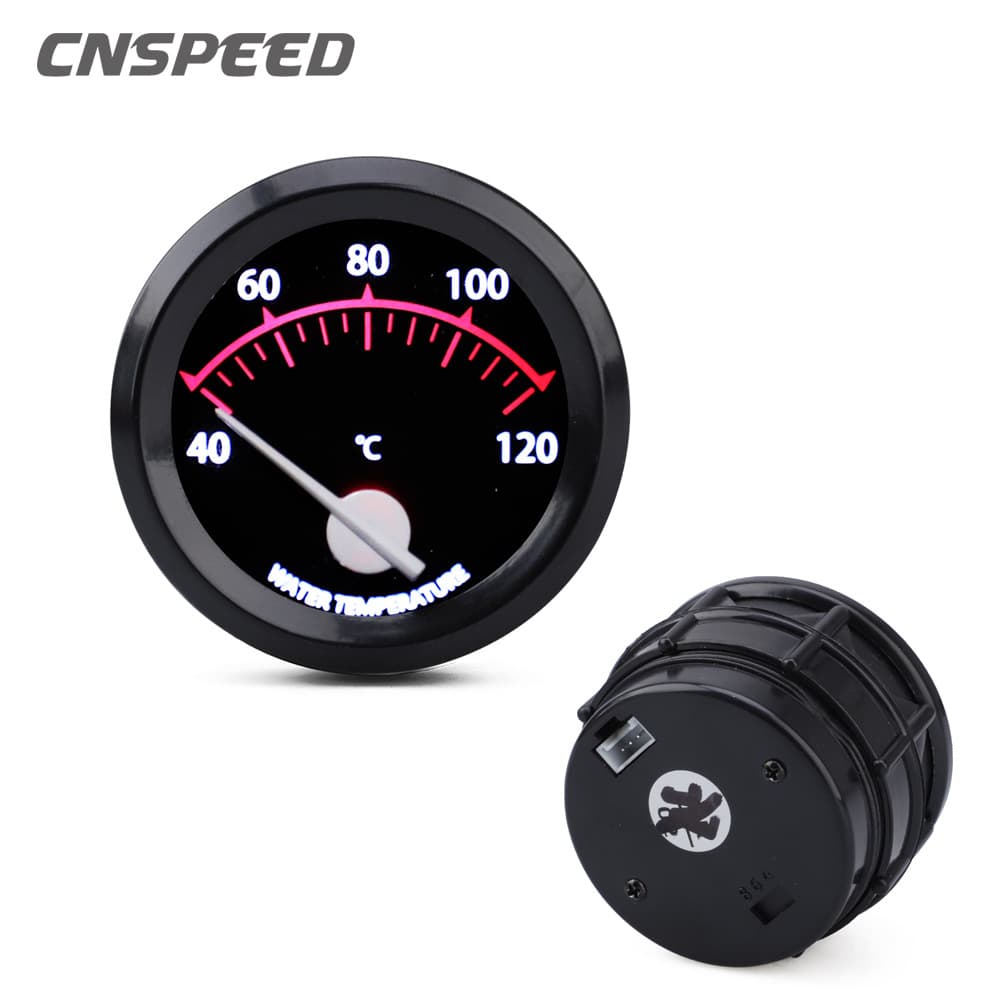 Cross-border New 12V Universal Car Modification Water Temperature Gauge 52mm Pointer Stepper Motor Racing Specific
