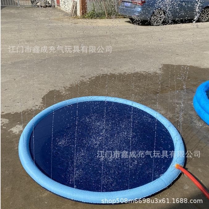 Pet Spray Pad Pet Swimming Pool Folding Pool Amazon New Dog and Children Outdoor Play Spray Pad
