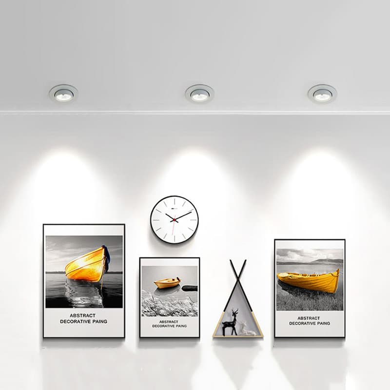 Trunk Spotlight Recessed Stretch Ceiling Light for Clothing Store Background Wall 30W 35W Adjustable Angle LED Trunk Light