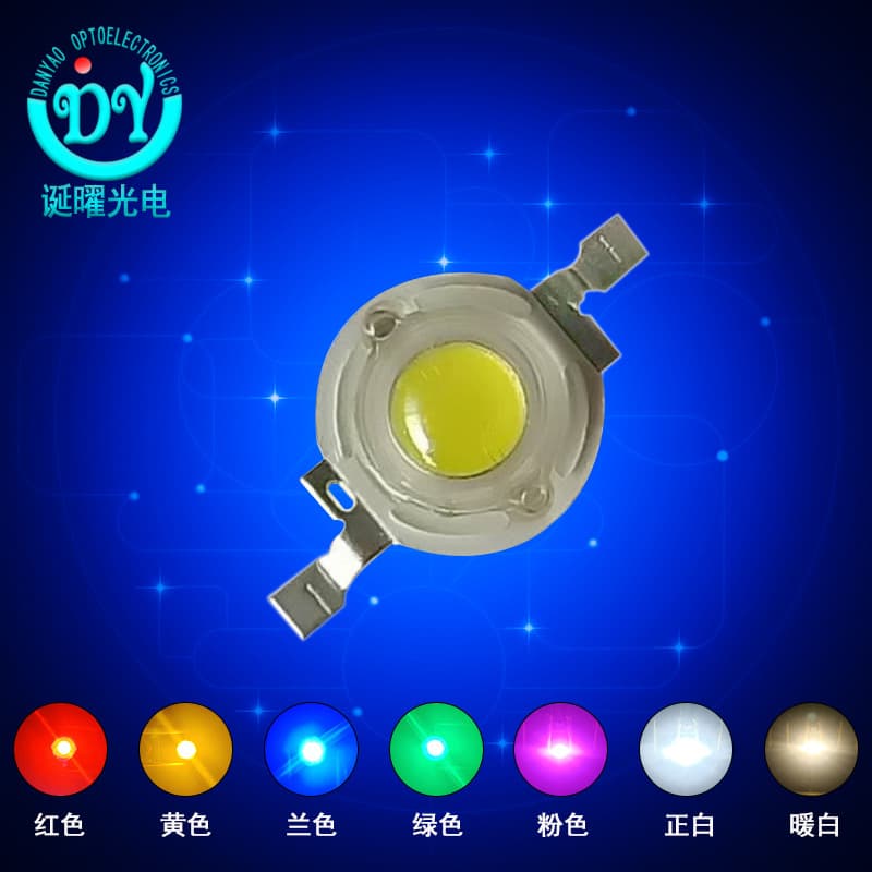 In stock 0.5W high-power LED lamp bead, 70-80lm imitation Lumileds lamp bead, 150mA white light high-power lamp