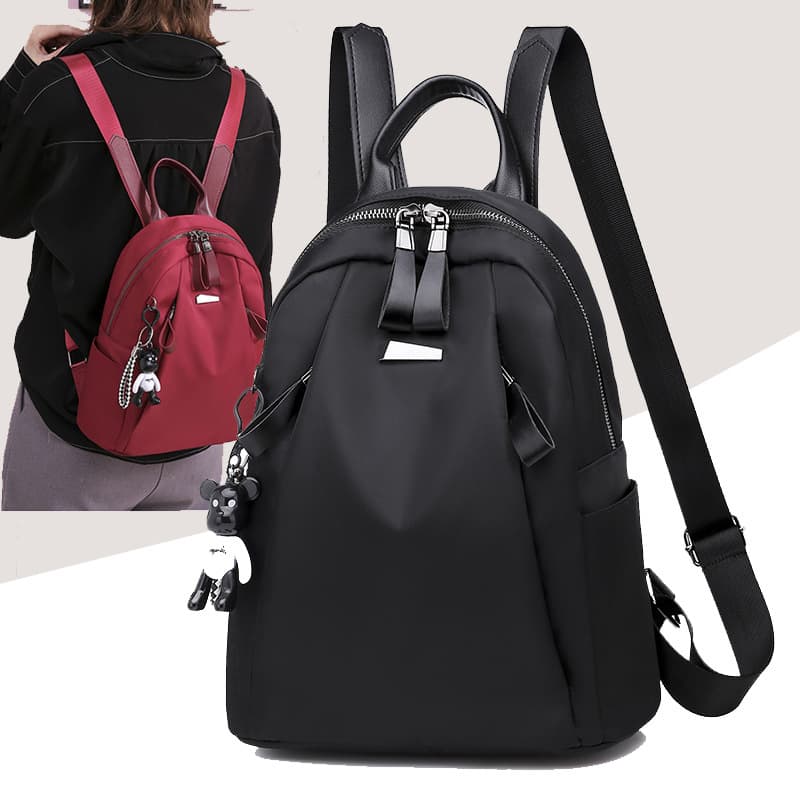 Oxford Fabric Backpack for Women, Premium Travel Lightweight Stylish Casual Ladies Bag Fashionable Daypack
