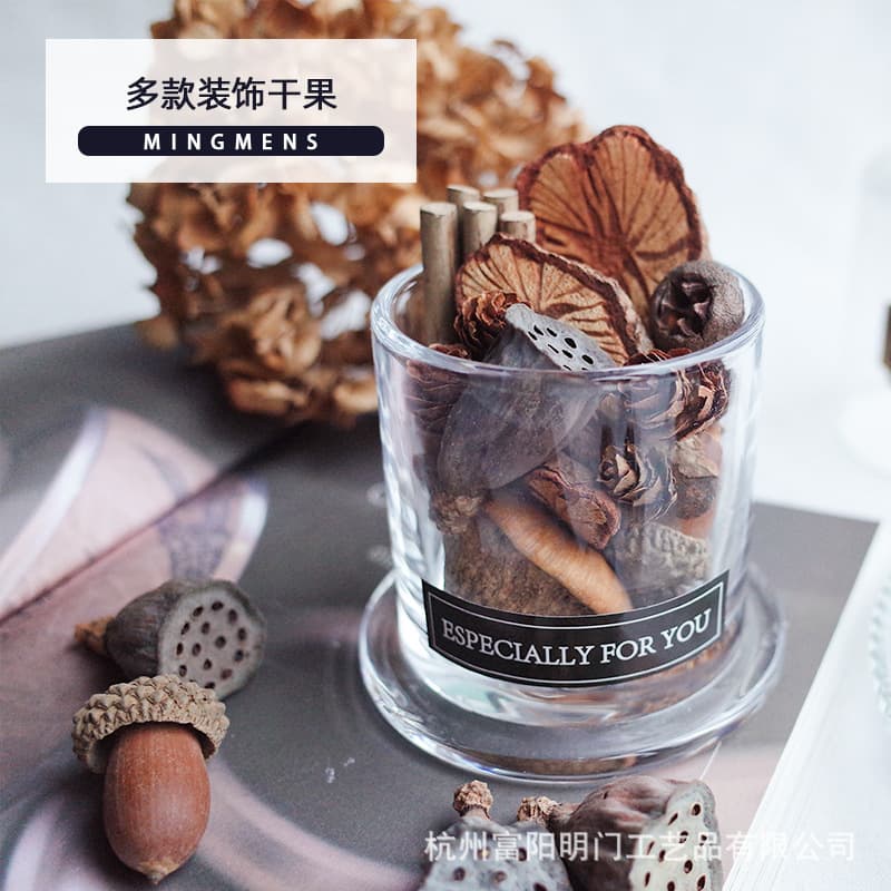 DIY decorative pine cone dried fruit cross fruit Golden Bell fruit dried flower aromatherapy candle wax Brand Jelly Wax decorative diy material