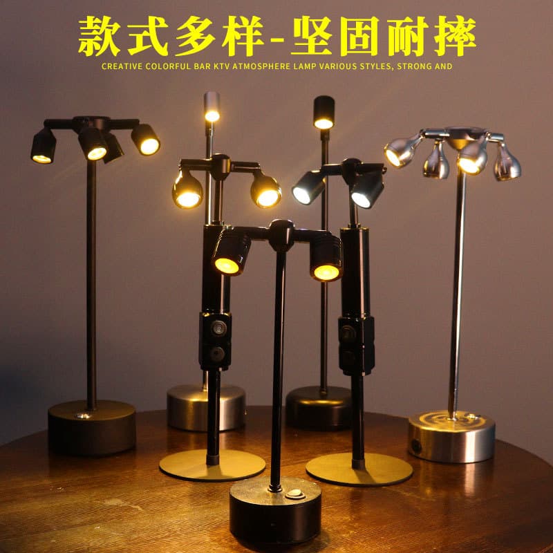 LED Bar Table Lamp Desk Lamp Restaurant Lounge Cafe Jewelry Display Cabinet Creative Bar Lamp Personalized Decorative Table Lamp