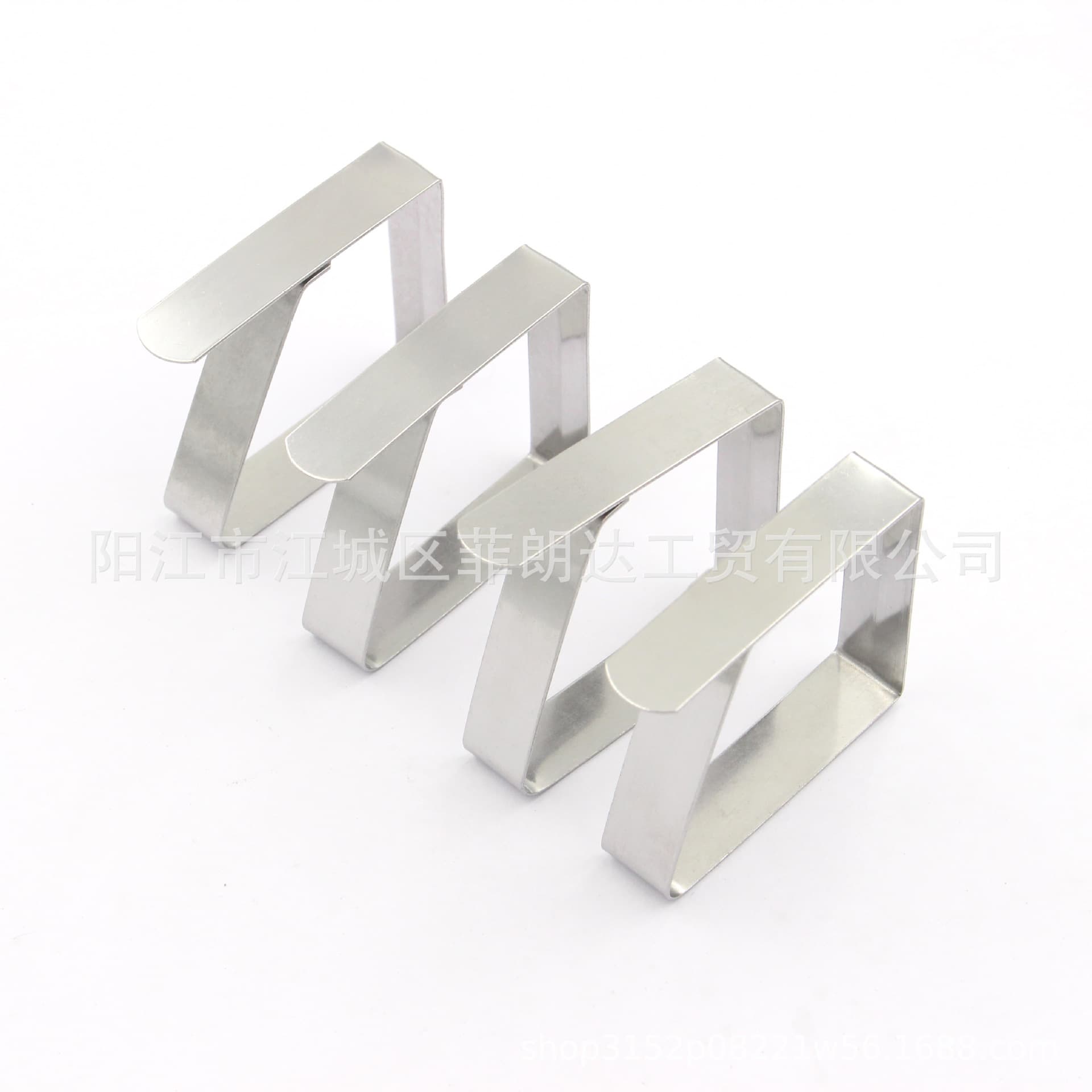 One-piece Elastic Stainless Steel Tablecloth Clip Outdoor Party Fixed Tablecloth Adjustable Table Cover Clip