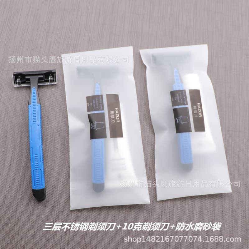 Wholesale disposable manual razors for hotels and bath centers, including hair removal blades