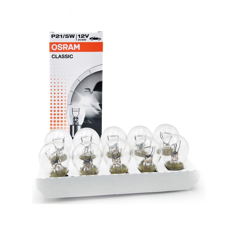 Osram Brake Bulb P21W Car Turn Signal Bulb P21/5W Rear Fog Light Reverse Light Indicator Tail Light