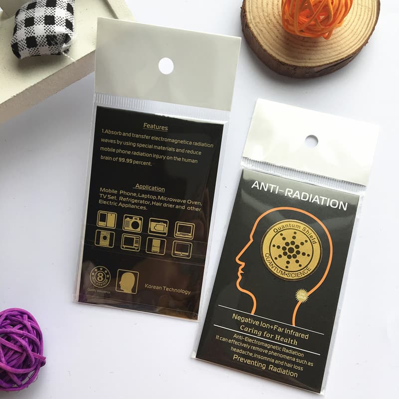 Quantum Shield Japanese Sunflower 24K Negative Ion Anti-Radiation Phone Sticker/Anti-Electromagnetic Wave Sticker EMR