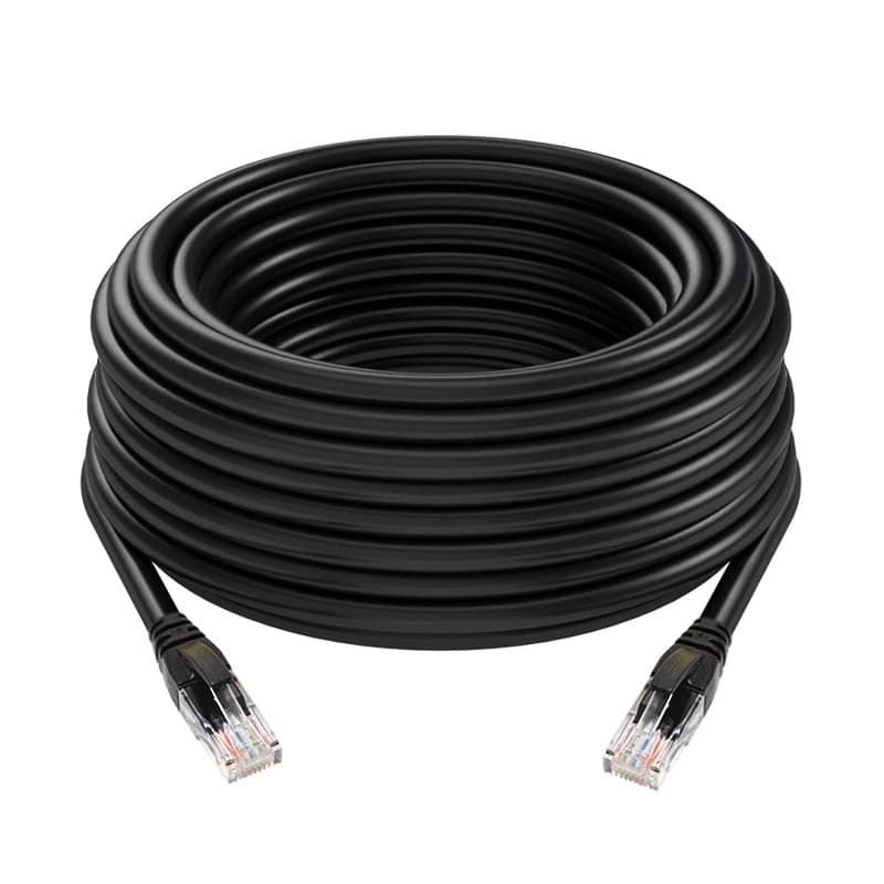 Cat6 Ethernet Cable Gigabit Twisted Pair CAT6 Network Patch Cable for PC Broadband Router Surveillance Cat6 1m Pre-made Network Jumper