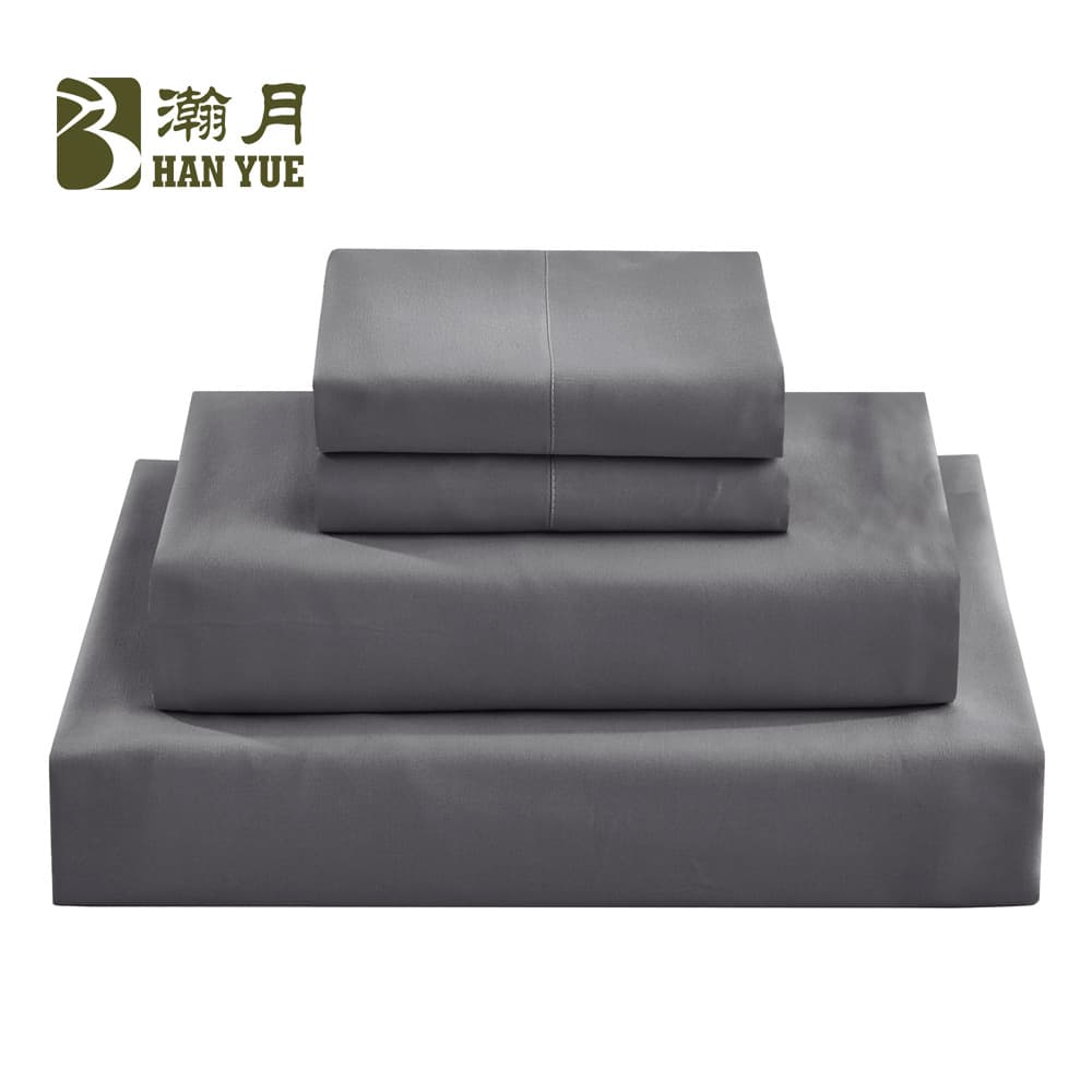 Cross-border home textile Amazon eBay 85g brushed bed sheet, fitted sheet clip, foreign trade four-piece bedsheet, pillowcase