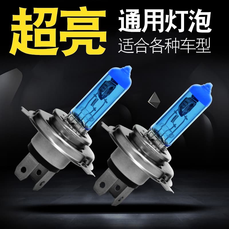 Rylaite Bulb H4 H7 H1 High Beam Low Beam 12V Headlight Xenon Super White Light Super Light 24V Car Truck