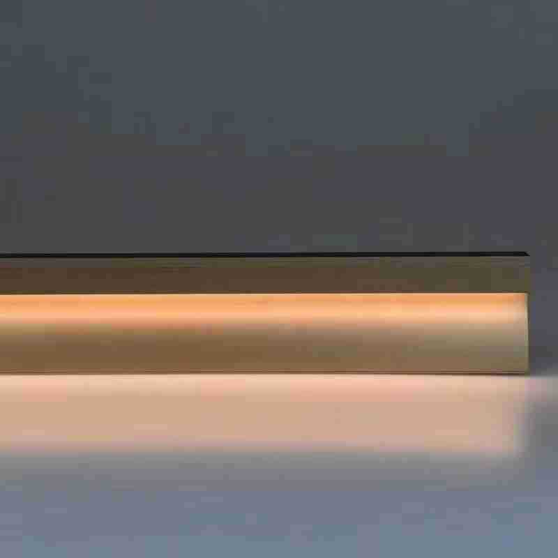Factory direct supply for villas and clubs, LED skirting with lights, recessed downward lighting skirting, angle-cuttable.