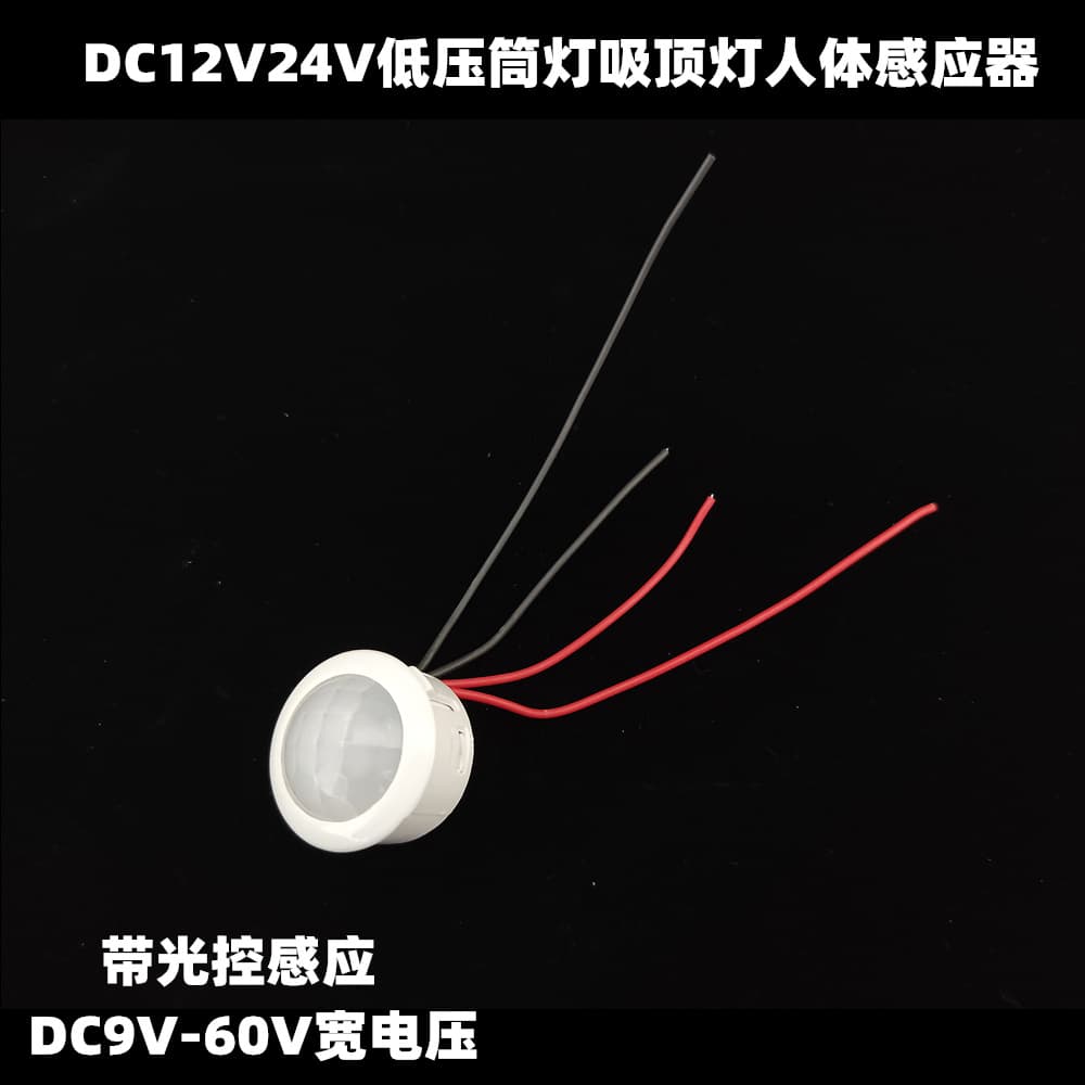 DC 12V/24V Wired Infrared Sensor 18W Ceiling Light Downlight Human Body Infrared Induction Switch