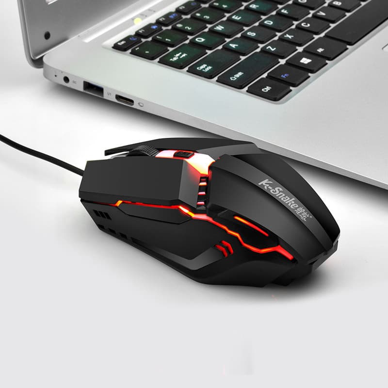 Viper M11 Gaming RGB Flowing Light USB Wired Computer Mouse for Desktop and Laptop