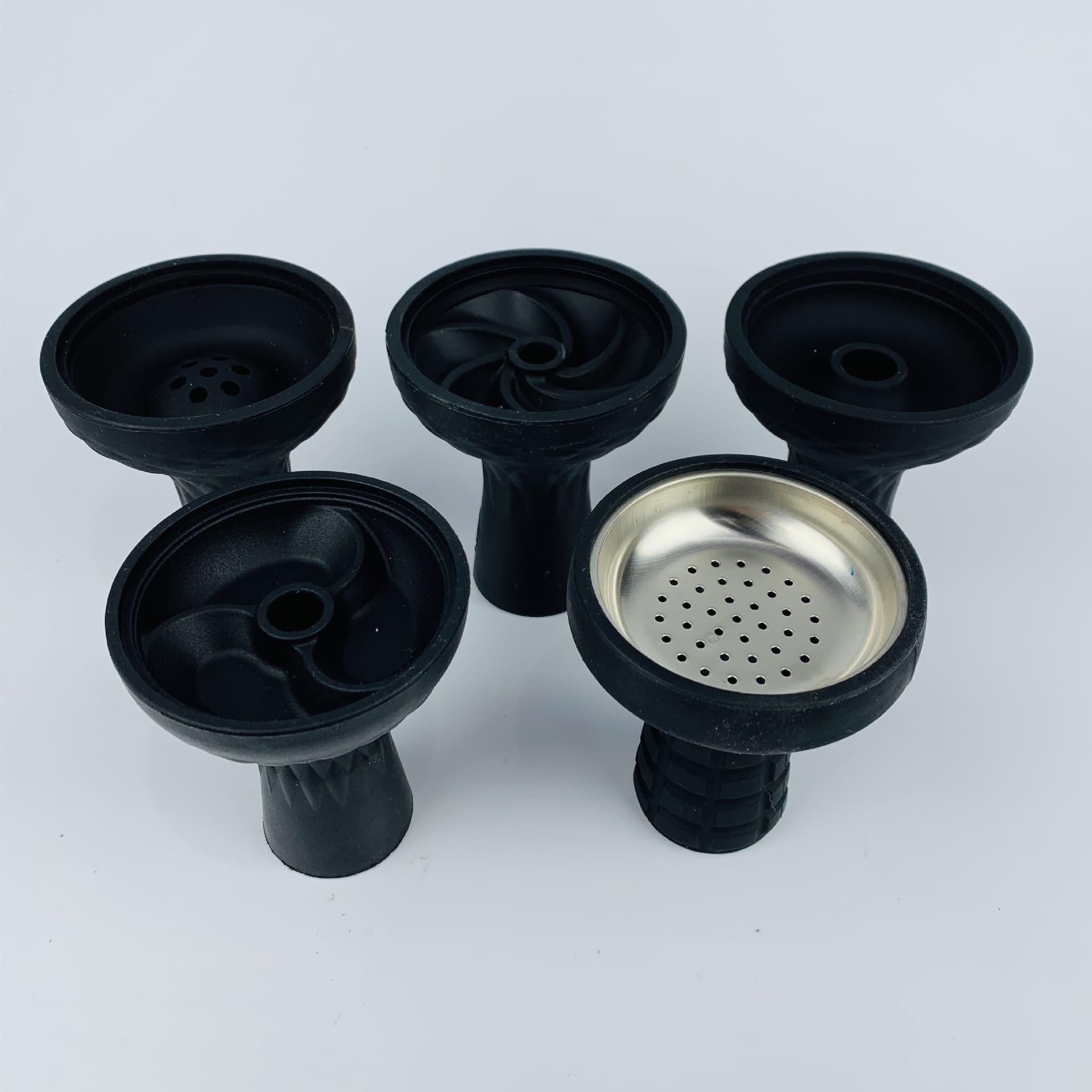 Hookah Accessories - 7-Hole, Cyclone, Center Hole Silicone Bowl Hookah Silicone Bowl