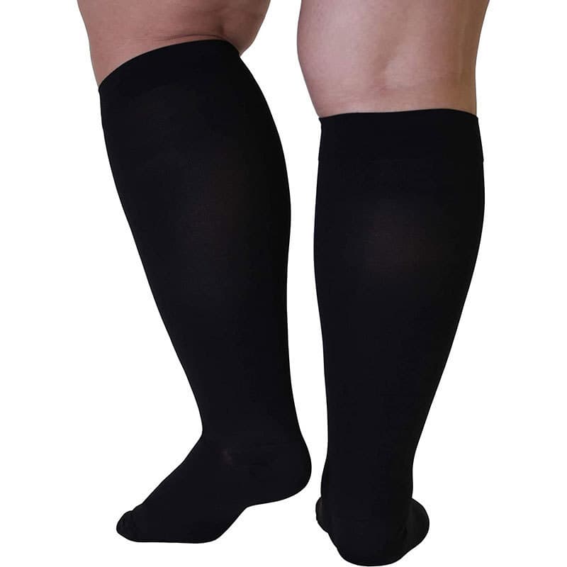 Plus size 5/6/7XL mid-calf compression stockings, knee-high compression stockings, anti-varicose vein thrombosis stockings, factory stockings available.