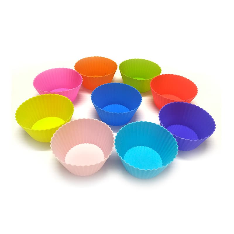 Thickened Silicone Cake Mold Dessert Set Exportable Muffin Cup 7cm Baking Silicone Cup DIY Modeling Mold