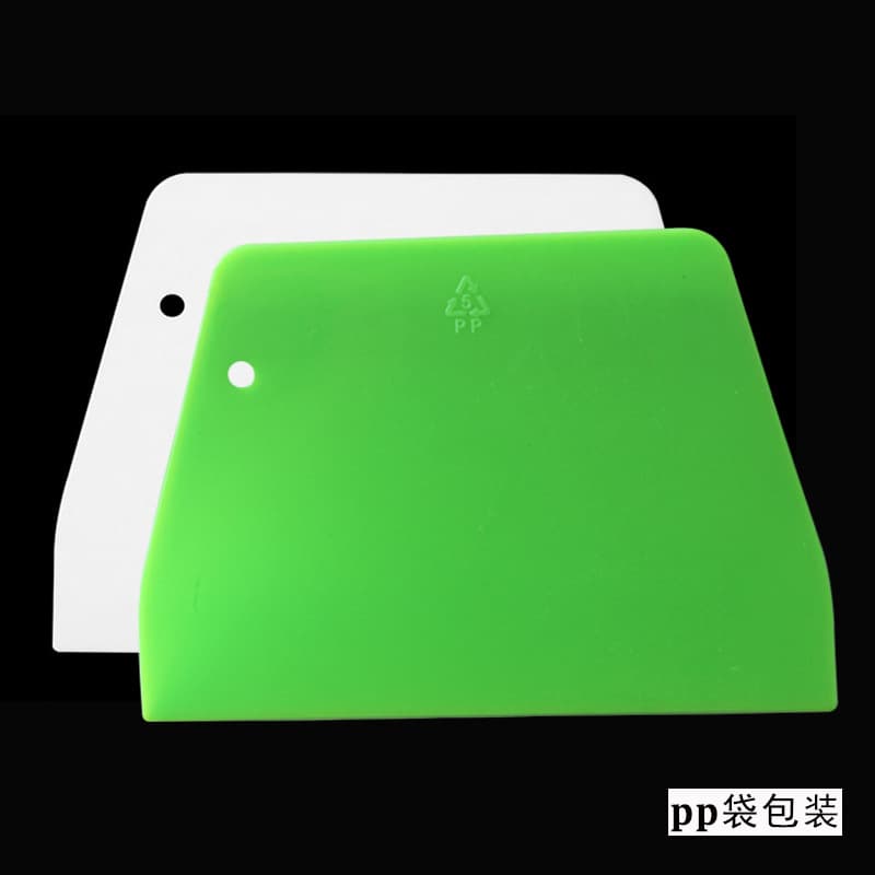 Baking Tool Plastic Scraper Small Trapezoid Scraper Cream Cake Dough Cutter Baking Scraper