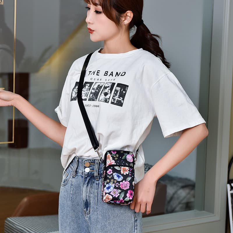 New Phone Bag for Women Mini Shoulder Crossbody Wristlet Wallet Casual Sports Dance Arm Bag