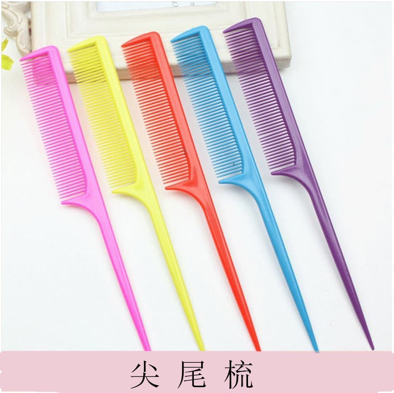 Point Tail Comb Hair Styling Comb Long Tail Comb Makeup Comb Sectioning Comb Hairdressing Tool Wholesale