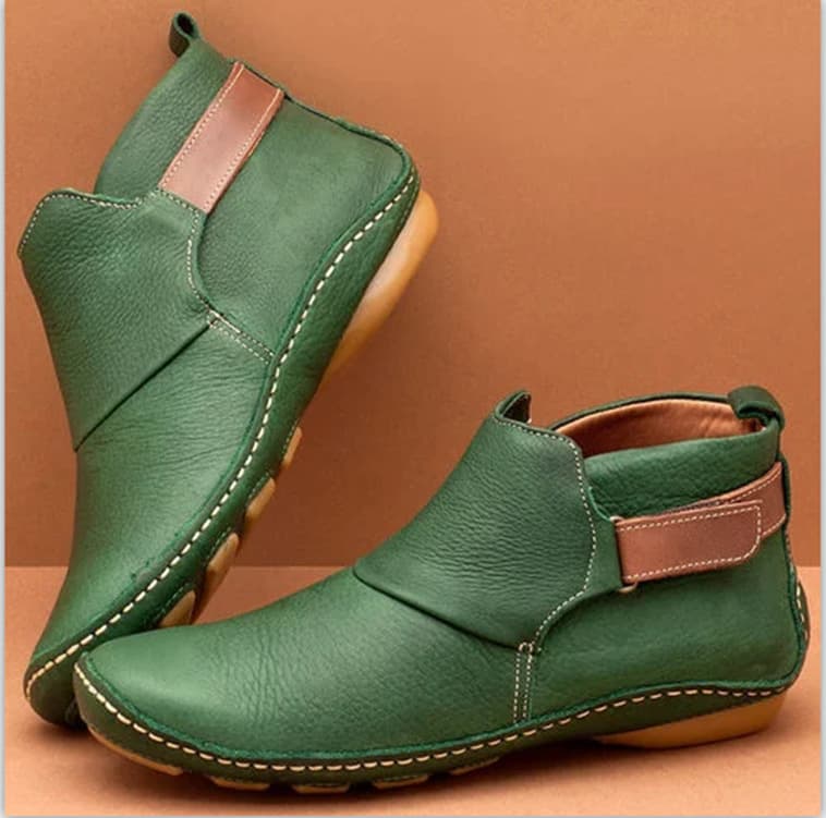 Large Size Short Women's Boots 2021 Autumn Winter New Style Stitched Belt Buckle Flat Bare Boots Wish AliExpress Martin Boots
