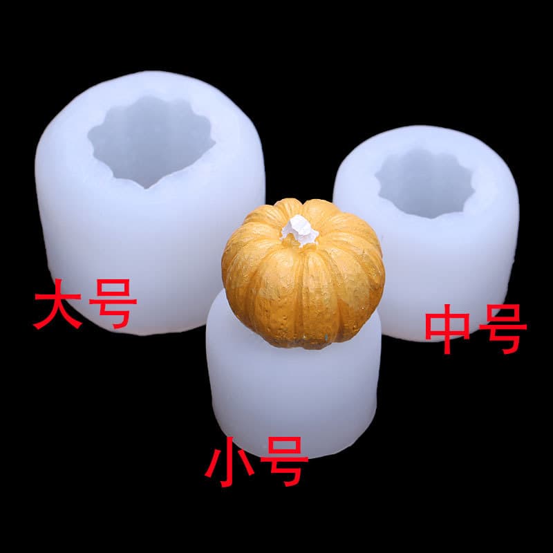 Halloween Pumpkin Silicone Mold for Chocolate Mousse Cake, Handmade Soap Materials, Aromatherapy Candle Decoration Mold
