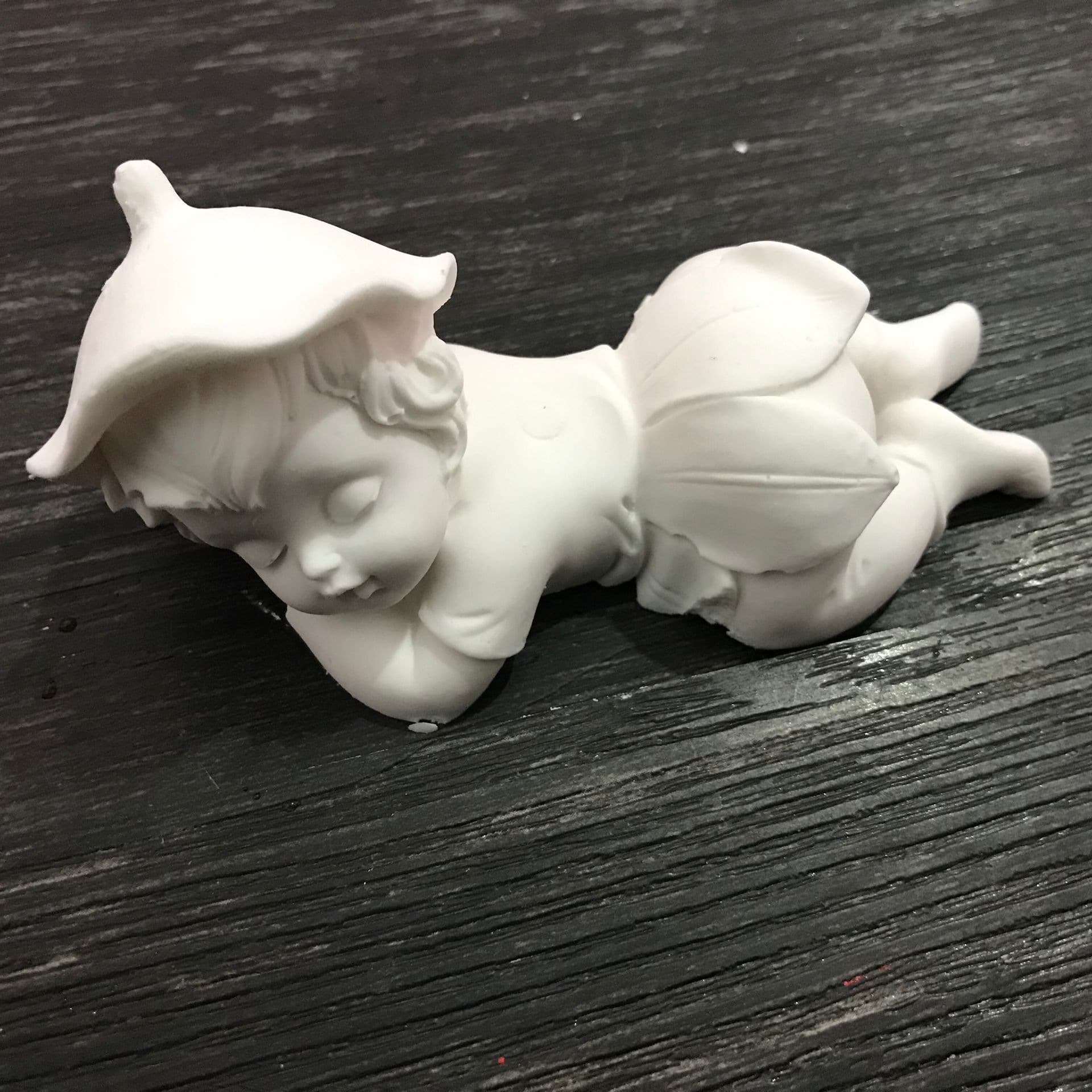 Angel Girl Silicone Mold - Handmade Soap Mold, Decorative Candle Mold, DIY Fondant Mold