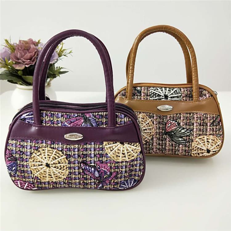 Spring/Summer New Middle-aged Women's Handbag Mother's Handbag Shopping Bag Phone Bag Handbag Factory Wholesale