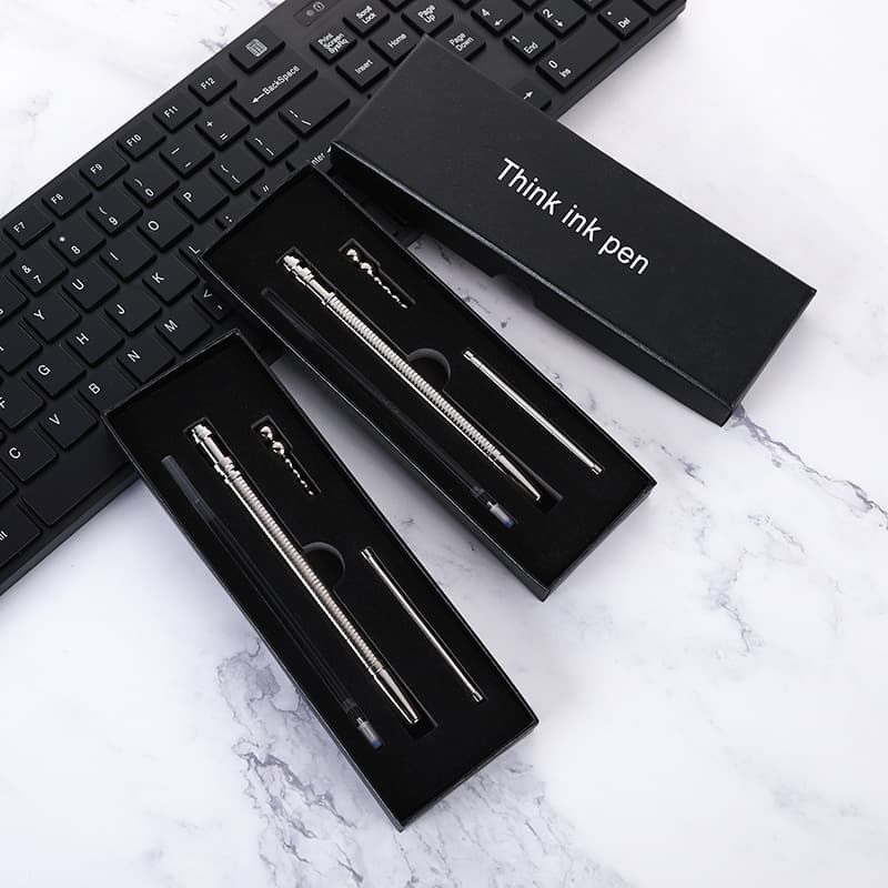 Metal Stress Relief Pen Think Ink Pen Fidget Toy Magnetic Office Gel Pen