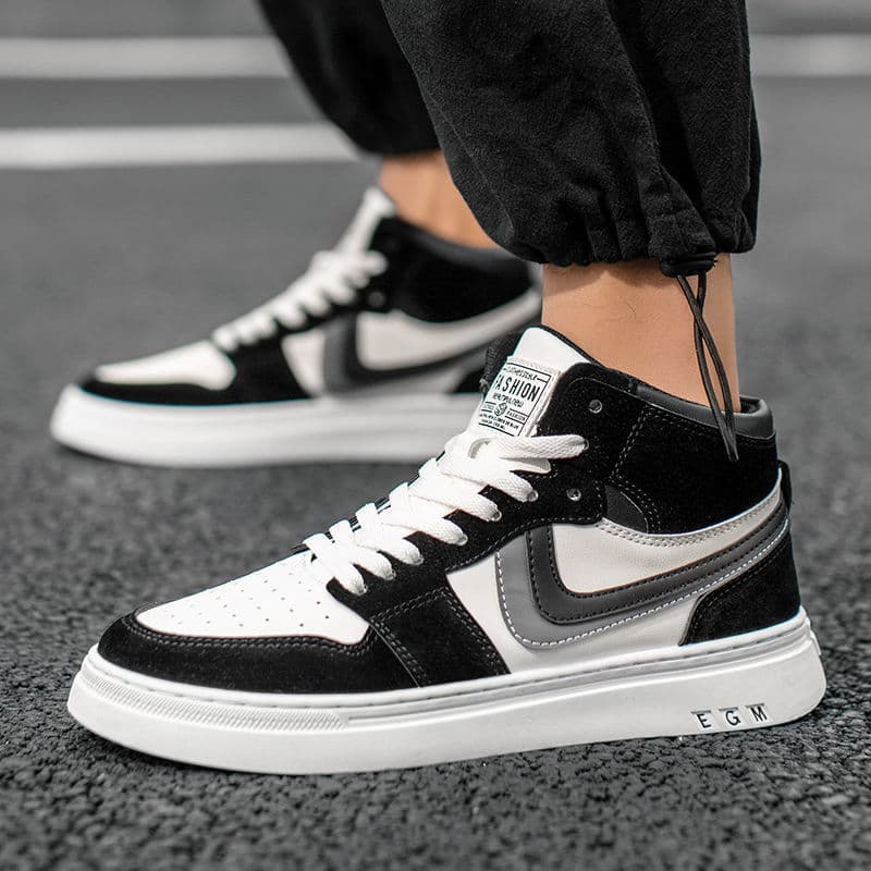 Air Force 1 Men's High-Top Sneakers Autumn Winter AJ Board Shoes Student Versatile Casual Shoes Breathable Trendy Shoes