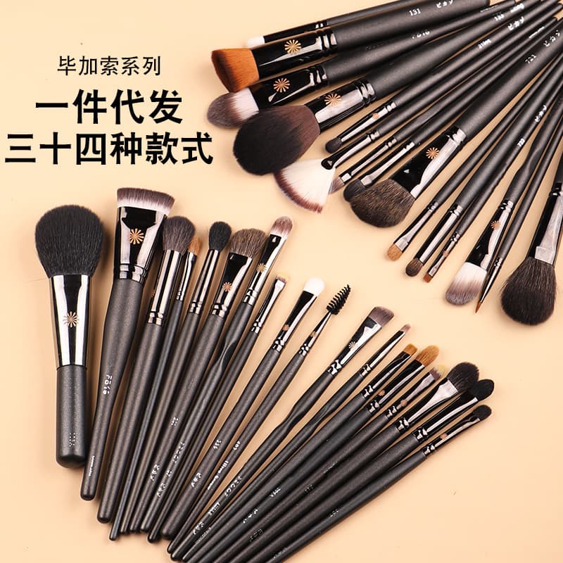 Cangzhou Picasso Makeup Brush Set: Eyeshadow Brush, Wool Animal Hair, Nose Shadow Brush, Concealer Brush, Blush Brush